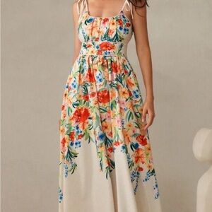 Floral Maxi Dress Size Large